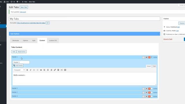 How to create tabs for WordPress site? смотреть онлайн