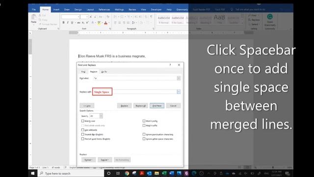 How to quickly merge multiple lines into one line in MS Word смотреть онлайн