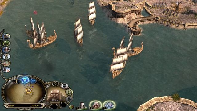 LOTR BFME II Good Campaign: Mission 5 - Grey Havens смотреть онлайн