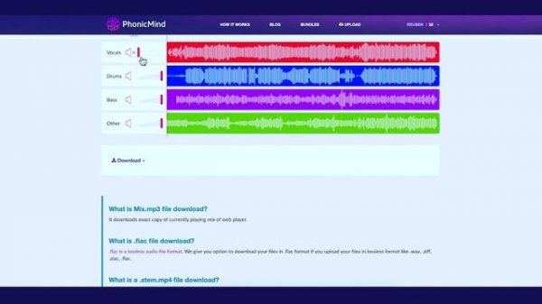 Remove Vocals from a Song Using an AI Vocal Remover (PhonicMind)