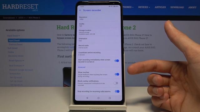 Record Screen in ASUS ROG Phone 2– Record Screen Tutorial смотреть онлайн