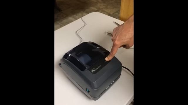 Zebra GK420T Printer Setup смотреть онлайн