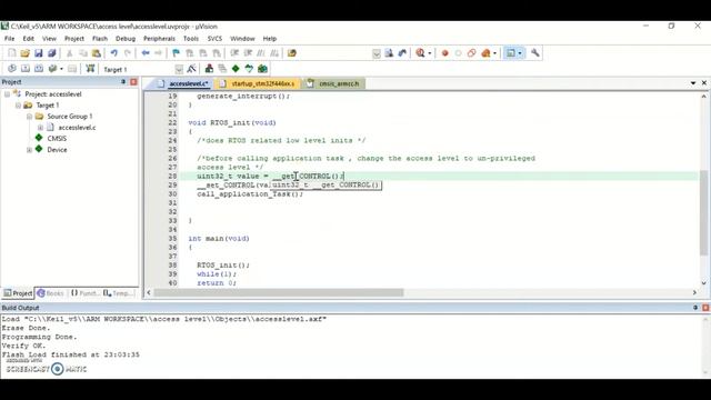 ACCESS LEVELS OF THE ARM CORTEX –M PROCESSOR DEMONSTRATION смотреть онлайн