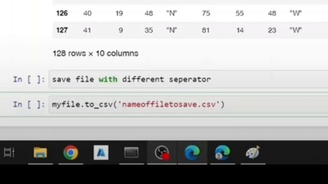 how to save a dataframe in csv file pandas python @Code_and_Crust_AI смотреть онлайн