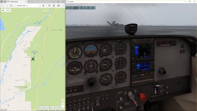 X-Plane 11: External Moving map Add-On смотреть онлайн