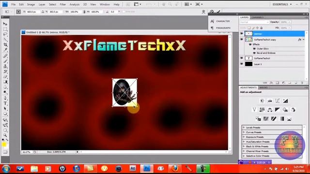 Adobe Photoshop CS4: How To Make A Really Cool Background смотреть онлайн