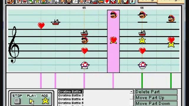 Pokémon Platinum: Giratina Battle (Minecraft Edition) Mario Paint Composer смотреть онлайн