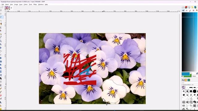 Gimp - selection tools смотреть онлайн