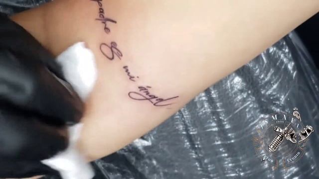 Mi padre es mi ANGEL - Mi madre es mi VIDA frase tattoo смотреть онлайн
