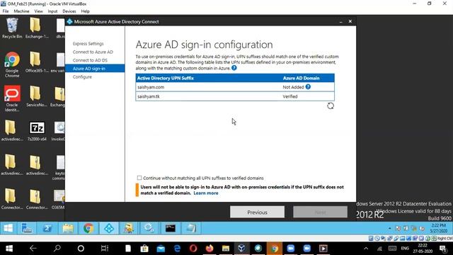 Office365 with AzureAD_Installing Azure ADConnect смотреть онлайн