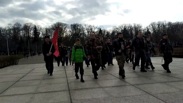 авто/мото пробег в честь 75 годовщины освобождения Краснодара смотреть онлайн