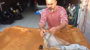Как обклеить потолок в автомобиле! Или как я обломался!!!