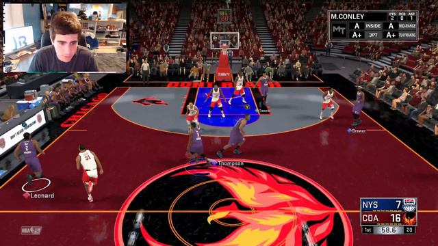 SPIN THE WHEEL OF 3 POINT RATINGS!! NBA 2K17 SQUAD BUILDER смотреть онлайн