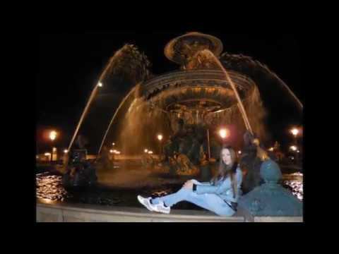 Place De La Concorde - #ПлощадьСогласия #ФонтанМорей и #ФонтанРек Париж смотреть онлайн