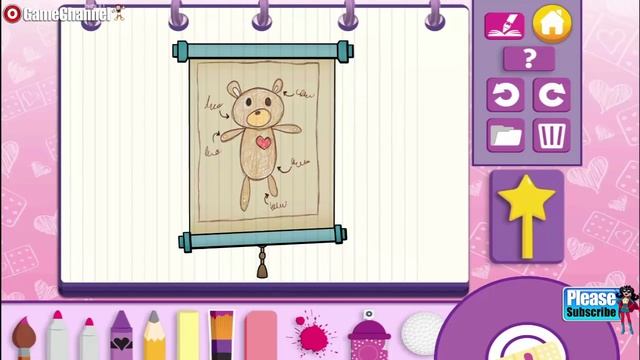 Doc McStuffins Color and Play Disney Junior Animated Coloring Book Paint 3D Color Games PART 1 смотреть онлайн