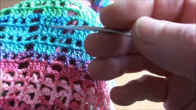 Из Турецкой секционной пряжи Alize Diva batik блузка крючком. Ч.1. ????? ? ?? ? ? ? смотреть онлайн
