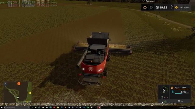 Farming Simulator 17 Euro Farms: Harvest смотреть онлайн