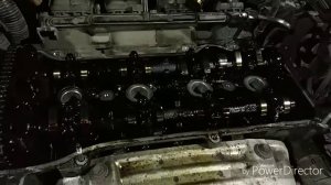 Тойота Авенсис 2.0 2007 замена прокладки крышки клапанов