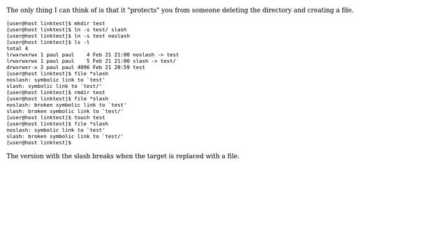 Should I include a trailing slash / in a symlink to a directory? (4 Solutions!!) смотреть онлайн