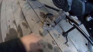 Мопед Альфа дымит