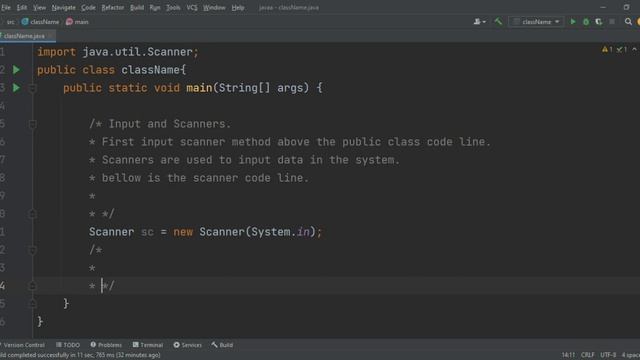 Input and scanner | Java смотреть онлайн