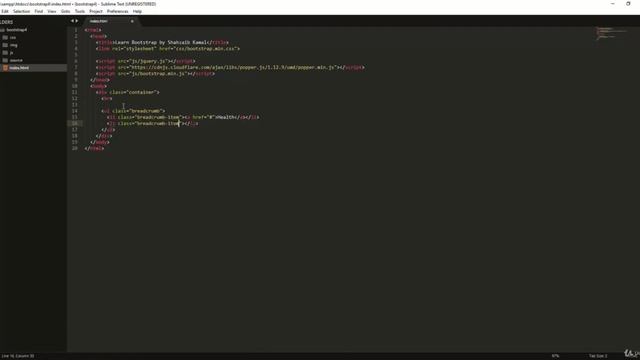Full Stack Web Development Course - Bootstrap - 24 breadcrumb смотреть онлайн