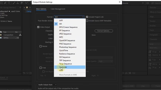 How to Render After Effects Project Using Voukoder смотреть онлайн