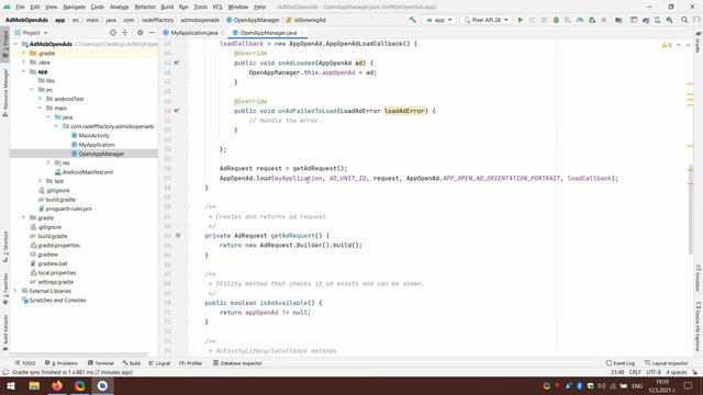 Show App Open AdMob Ads in Android Studio смотреть онлайн