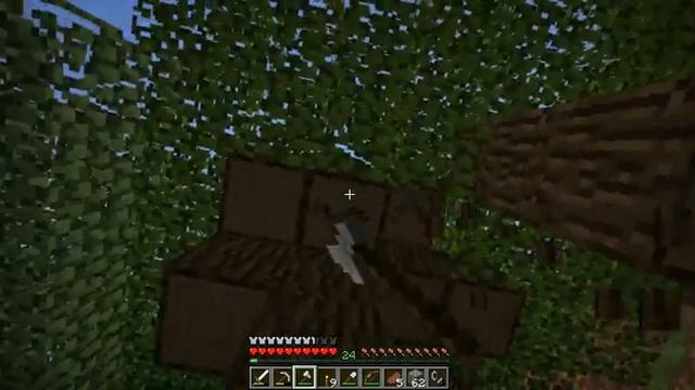 ВИДЕО: Как добывать дерево в MINECRAFT топором? смотреть онлайн
