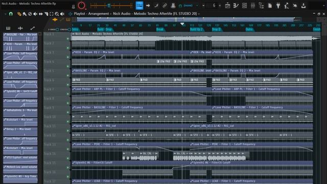 Melodic Techno Template (Afterlife, CamelPhat, ARTBAT) [FL STUDIO 20]
