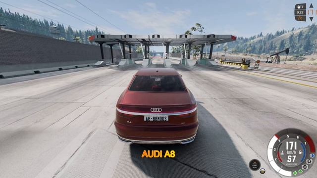 Brake test Premium Sedan BeamNG Drive #beamngdrive #auto #bmw #beamngcrashes #beamng #brake смотреть онлайн