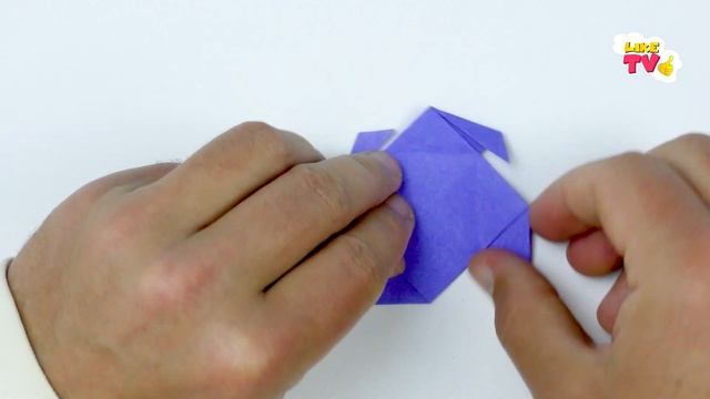 Blow Spinning Top. Easy and funny origami. Simple Paper Craft tutorial смотреть онлайн