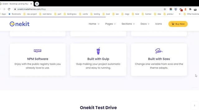 Bootstrap 5 landing page - Onekit смотреть онлайн