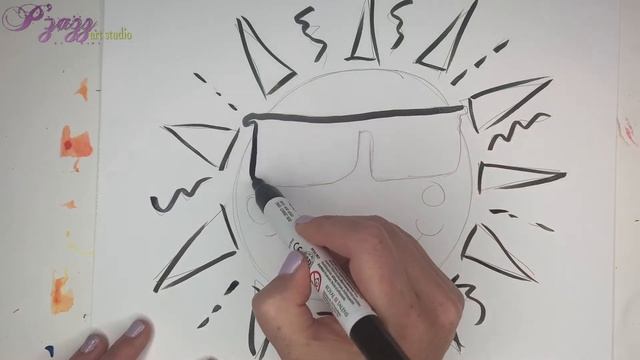 DIY Neon Sun | Full Tutorial | P'zazz Art Studio смотреть онлайн