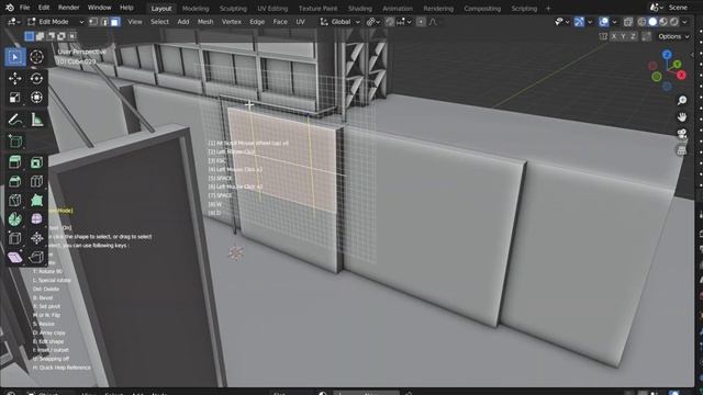 Make a Street Scene - Grid Modeler + Mesh Copier (blender addon) смотреть онлайн