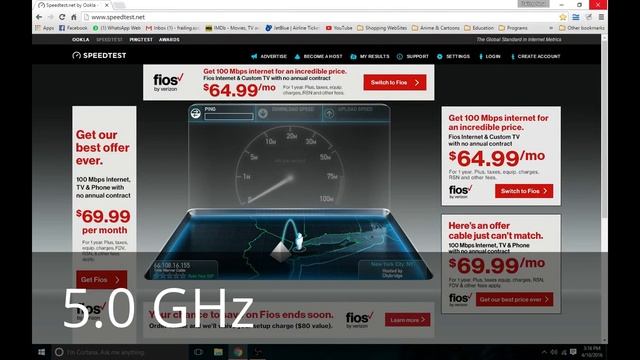 2.4 Ghz VS 5 Ghz (speed test) смотреть онлайн