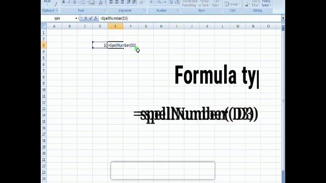 How to convert Number to Word in excel 2007 смотреть онлайн