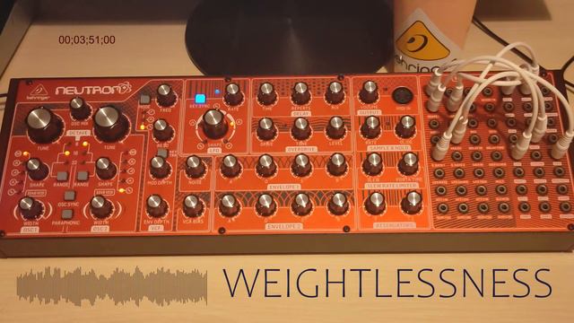 Behringer Neutron Drone patch | Weightlessness | with shimmer | wild OSC 2 смотреть онлайн