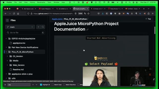 AppleJuice BLE Hack: Spamming Apple Devices with a Raspberry Pi Pico W! смотреть онлайн