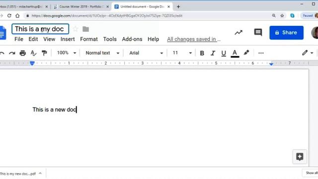 Using Google Docs and Drive смотреть онлайн