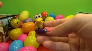 100 surprise eggs Disney CARS MARVEL SpiderMan THOMAS SpongeBob Kinder ANGRY BIRDS Киндер игрушки
