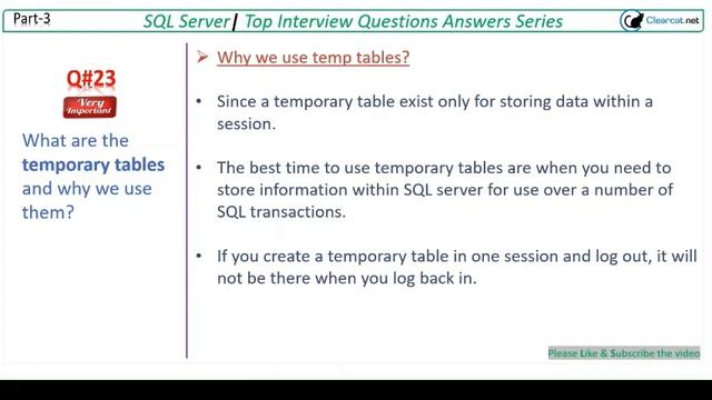 Top 50 SQL Server Interview Questions Series |Part-3| Top SQL Questions for experienced level смотреть онлайн