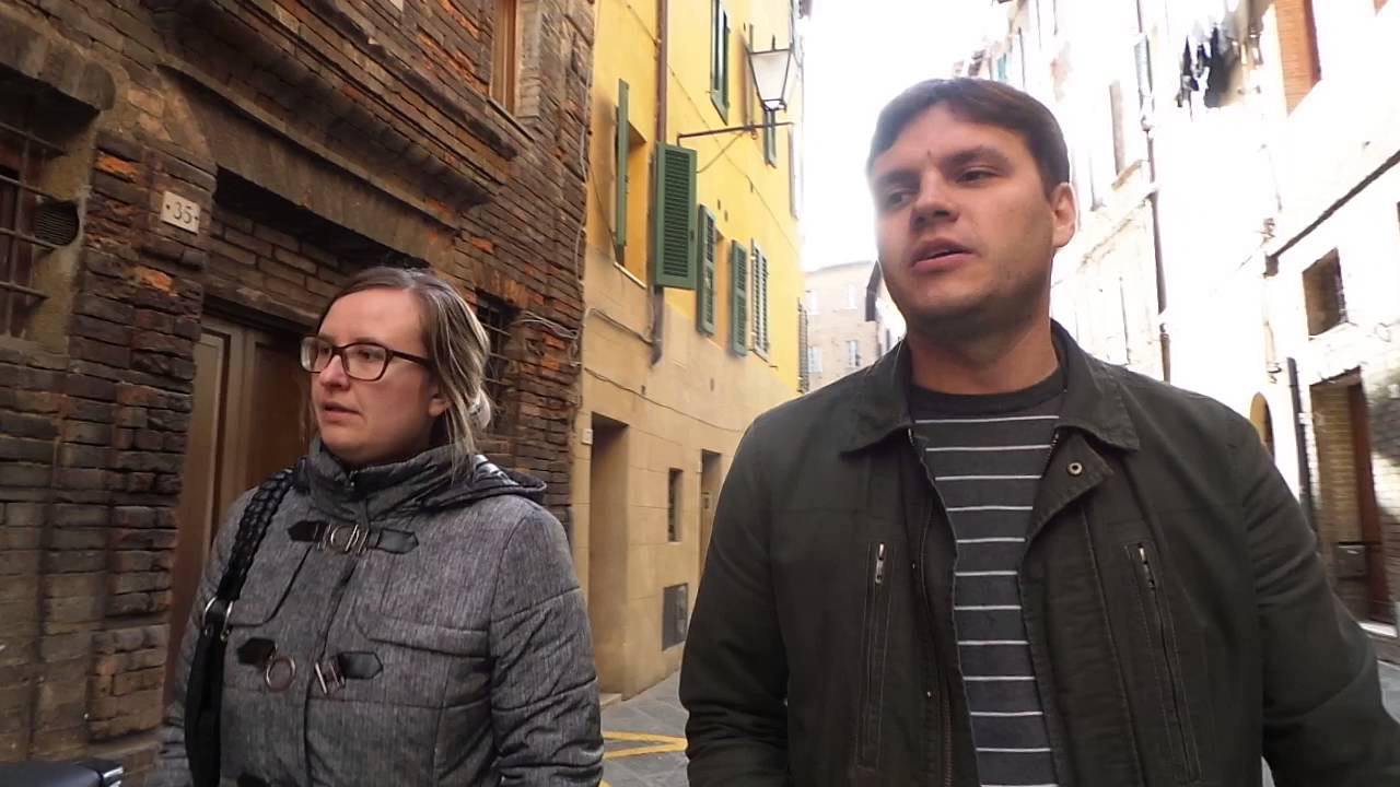 Прогулка по Сиене, Италия смотреть онлайн