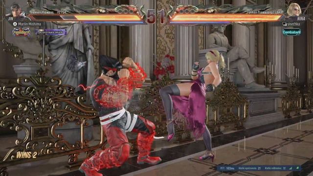 TEKKEN 8 Me Jin VS Nina Online matches PS5 🎧 смотреть онлайн