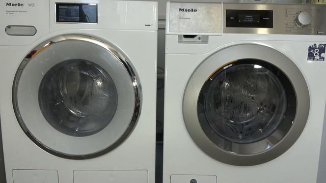 Wash race - Miele W1 vs. Miele Professional PWM 500 / Woollens 30'c смотреть онлайн