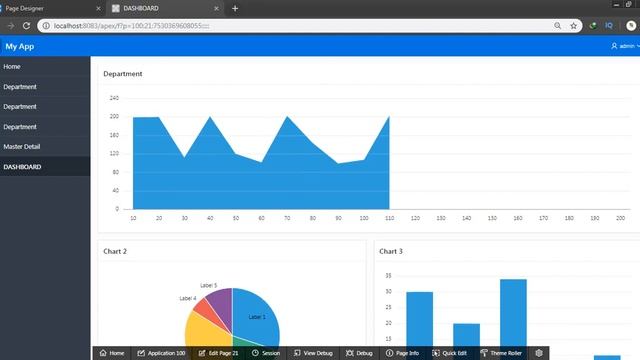 How to Create Dashboard in Oracle Apex смотреть онлайн