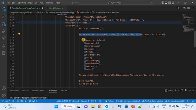 Advanced Email Template | AWS SES | AWS Lambda | AWS DynamoDB | Send Emails with SES Email Template смотреть онлайн
