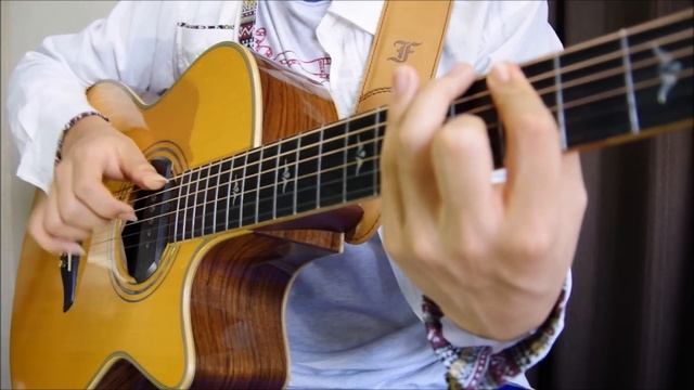 Pink Floyd - Another Brick In The Wall - Acoustic Fingerstyle Guitar (Kent Nishimura) смотреть онлайн