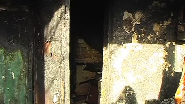 На улице Строителей произошел пожар. Февраль 2013 год. смотреть онлайн