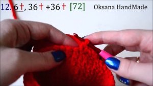 Сердце крючком из плюшевой пряжи. Мастер класс и схема